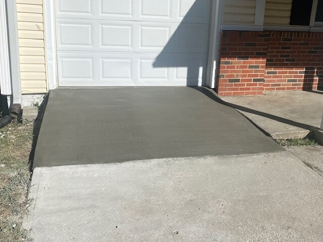 Driveway Replacement Finished Front View