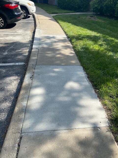 Sidewalk Repair Finished Product